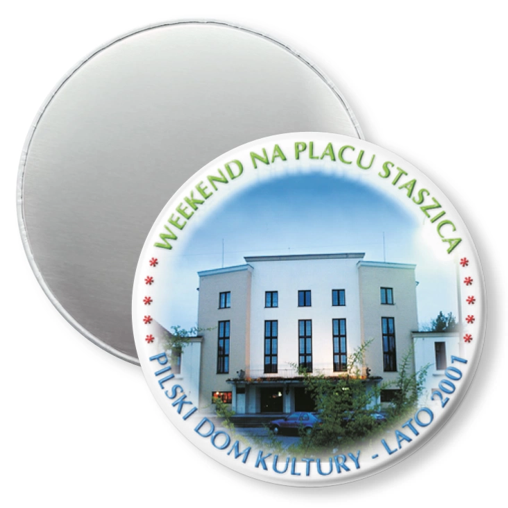 przypinka magnes Weekend na placu Staszica