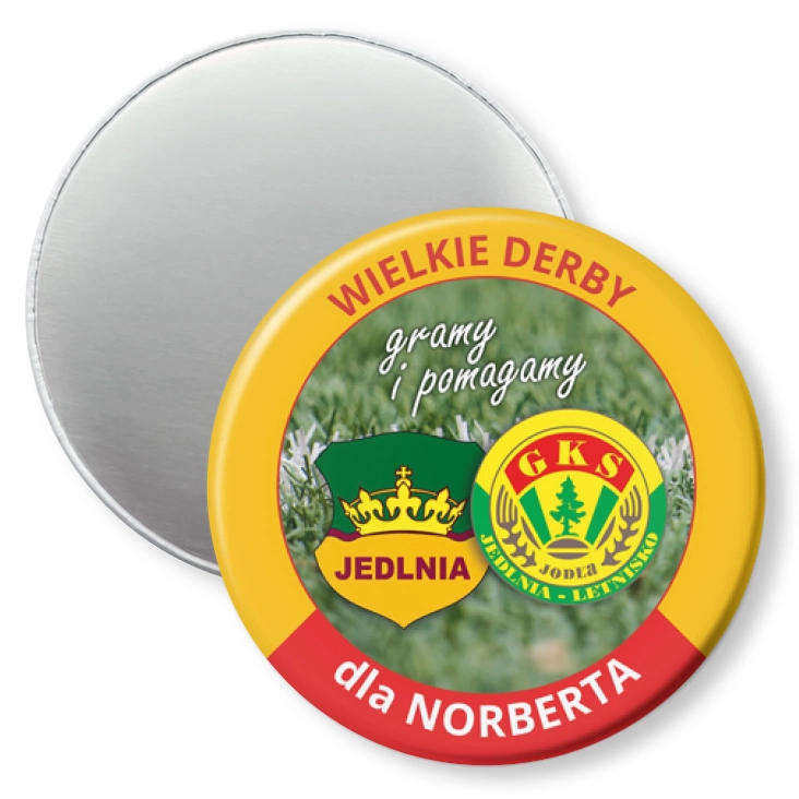 przypinka magnes Wielkie derby