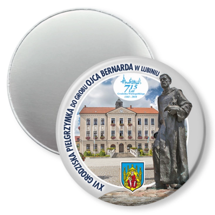 przypinka magnes XVI Pielgrzymka do Grobu Ojca Bernarda