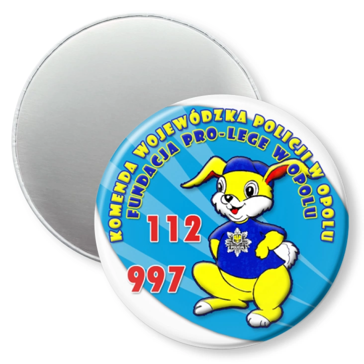 przypinka magnes Policuś A