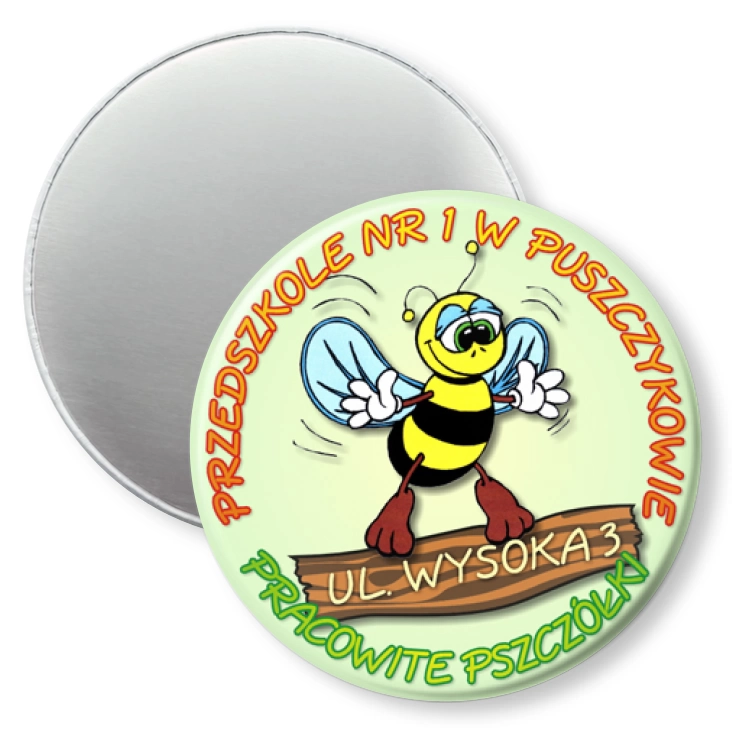 przypinka magnes Przedszkole nr 1 w Puszczykowie