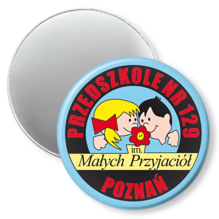 przypinka magnes Przedszkole nr 129 w Poznaniu