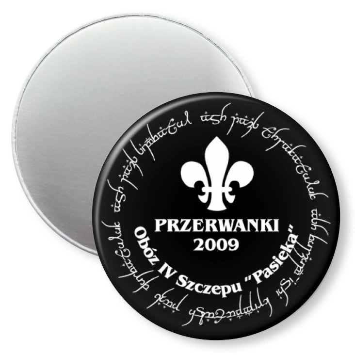 przypinka magnes Przerwanki 2009