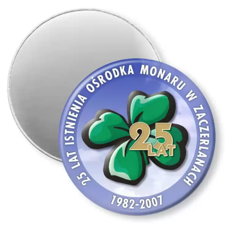 przypinka magnes 25-lecie powstania Monaru - Zaczerlany 1982-2007