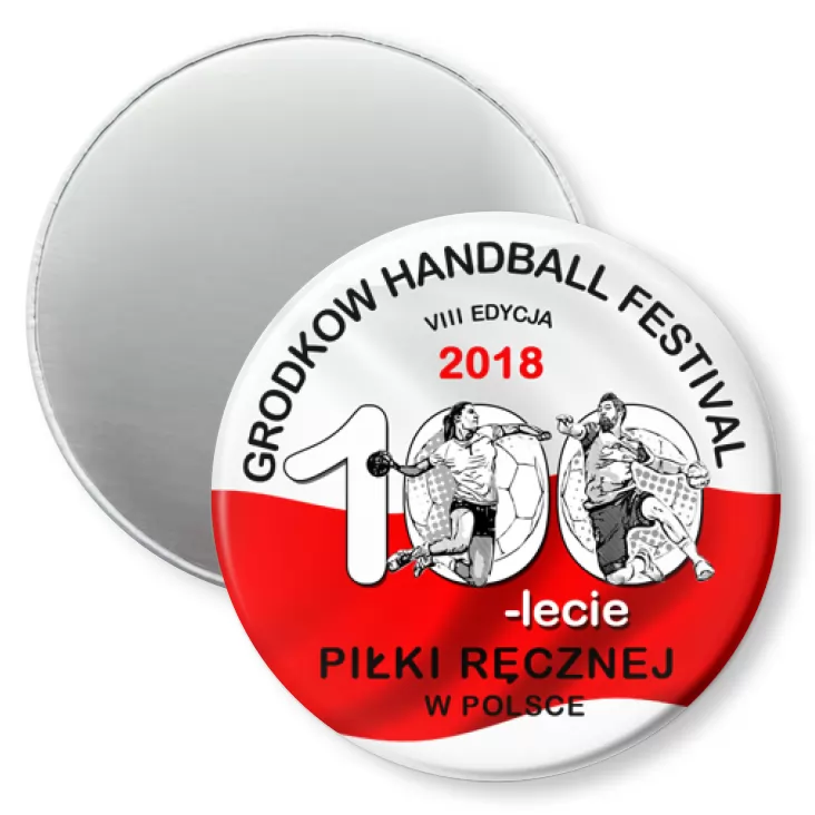 przypinka magnes 8 Grodkow Handball Festival