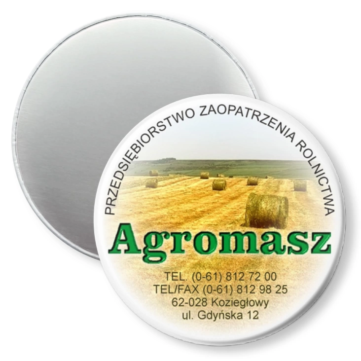 przypinka magnes Agromasz Czerwonak