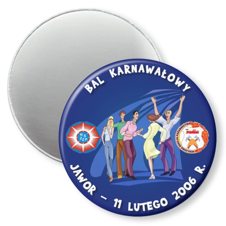 przypinka magnes Bal Karnawałowy