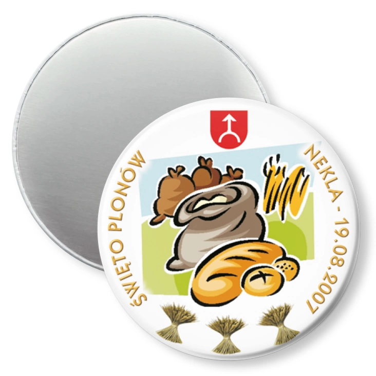 przypinka magnes Dożynki Gminne Nekla 2007