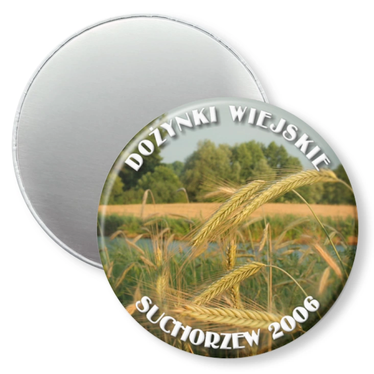 przypinka magnes Dożynki Wiejskie - Suchorzew 2006