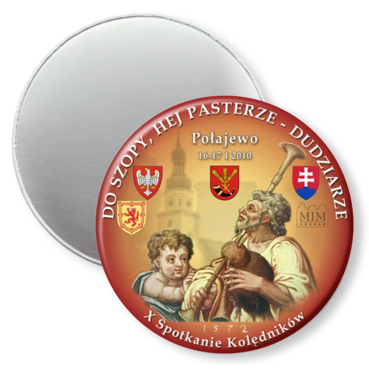 przypinka magnes Dudziarze 2010