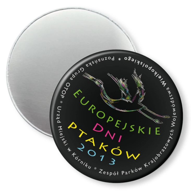 przypinka magnes Europejskie Dni Ptaków 2013