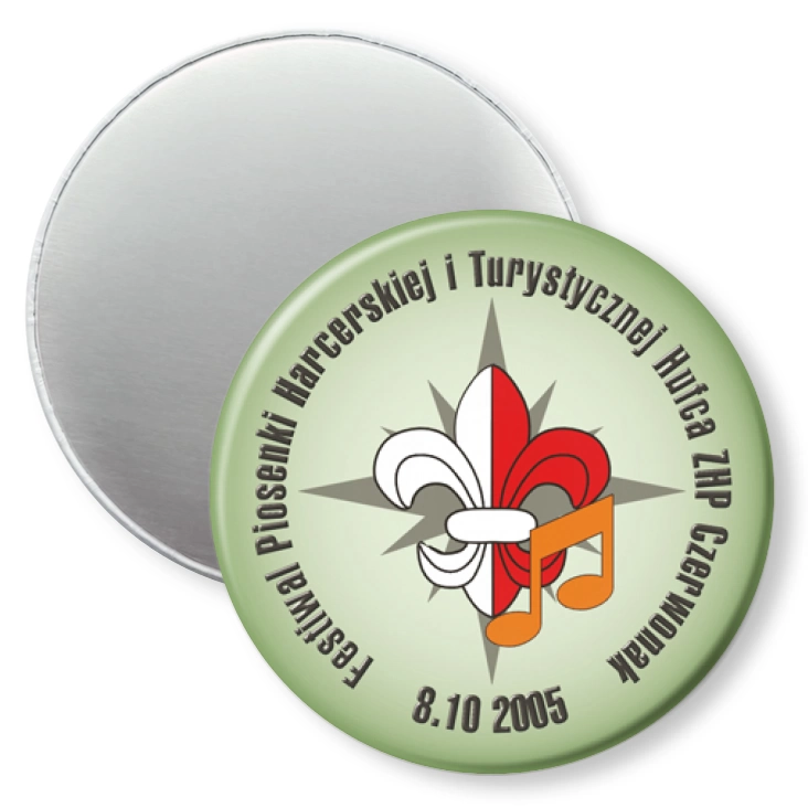 przypinka magnes Festiwal Piosenki Harcerskiej - Czerwonak 2005