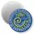 Przypinka magnes Globetrotter - Gimnazjalny Klub Europejski w Dobrzycach 2006