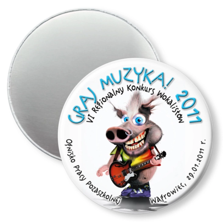 przypinka magnes Graj Muzyka! 2011
