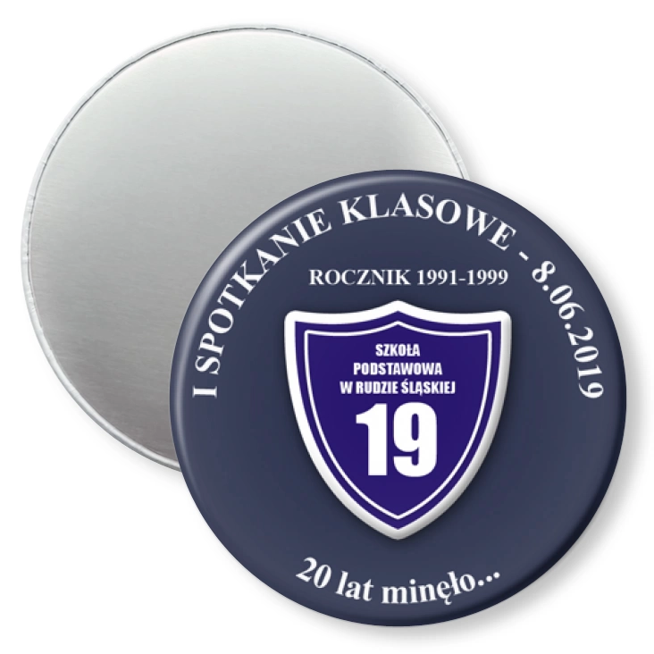 przypinka magnes I spotkanie klasowe