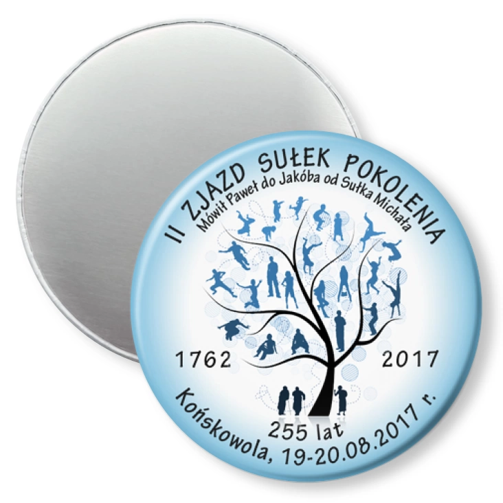 przypinka magnes II ZJAZD Końskowola