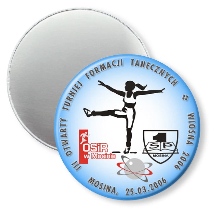 przypinka magnes III Otwarty Turniej Formacji Tanecznych
