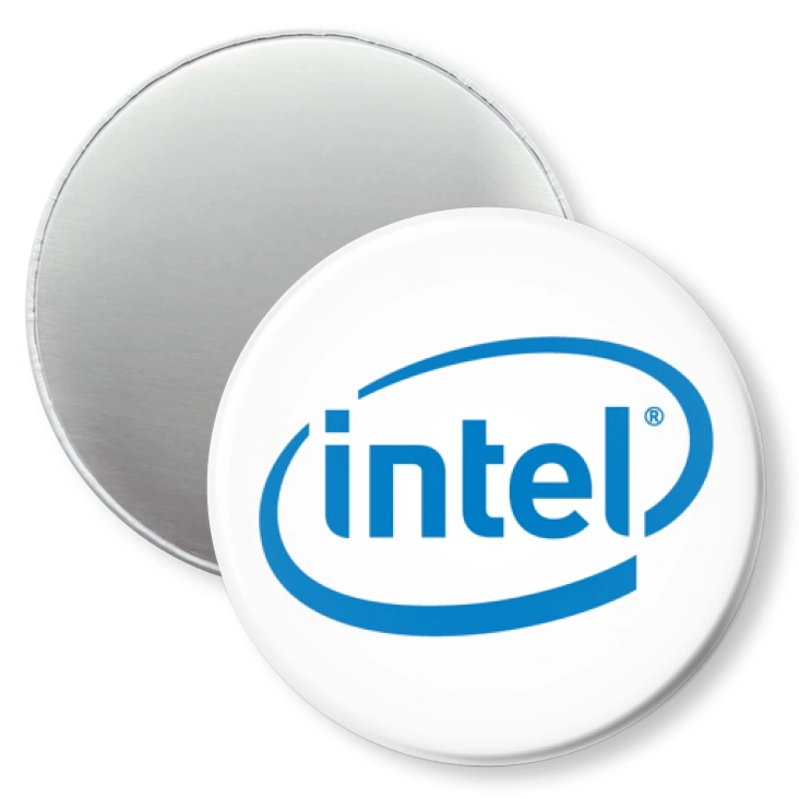 przypinka magnes Intel