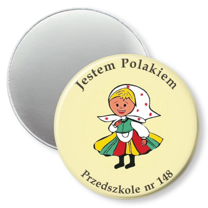 przypinka magnes Jestem Polakiem - Przedszkole nr 148