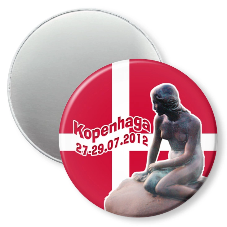 przypinka magnes Kopenhaga
