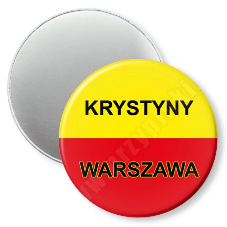 przypinka magnes Krystyny