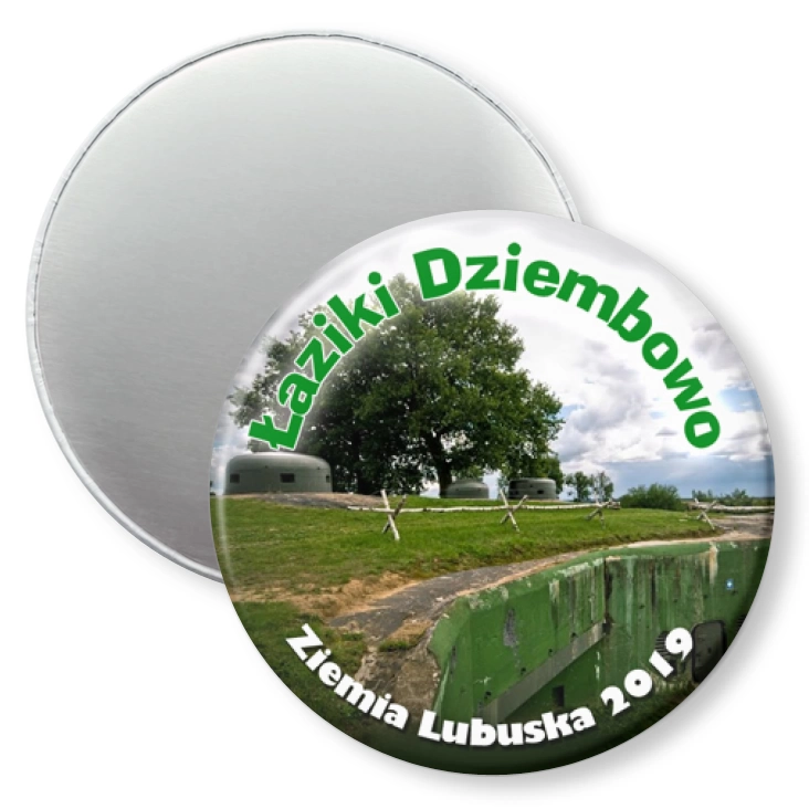 przypinka magnes Łaziki Dziembowo