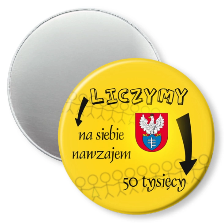 przypinka magnes Legionowo 50 tys. C