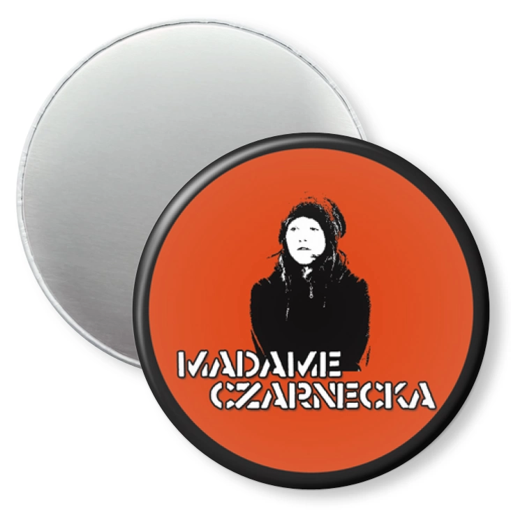 przypinka magnes Madame Czarnecka