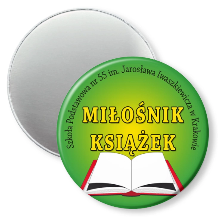 przypinka magnes Miłośnik książek
