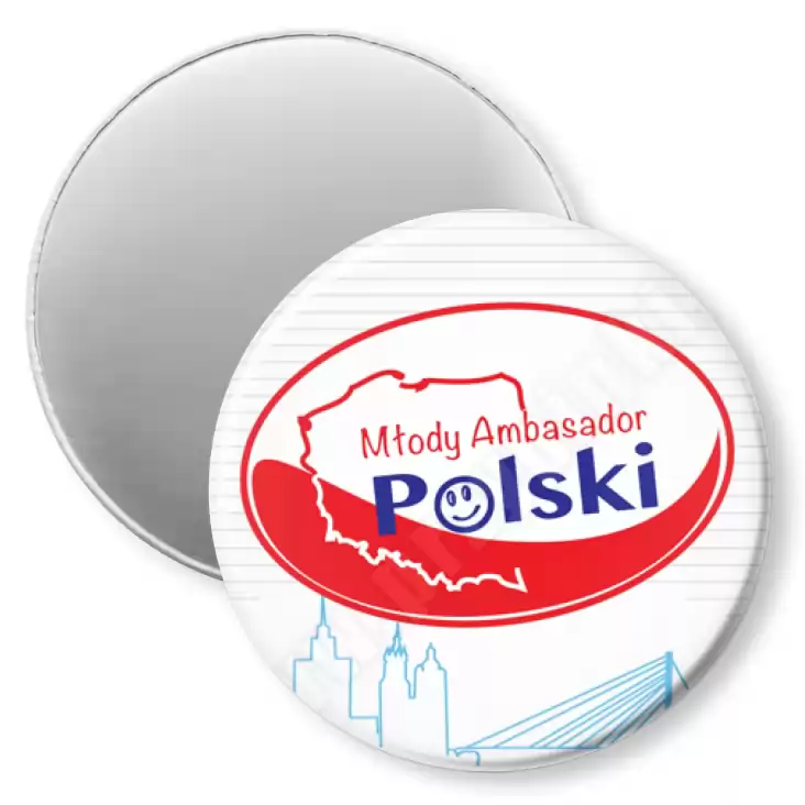 przypinka magnes Młody Ambasador Polski
