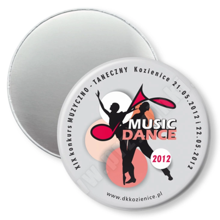przypinka magnes Music Dance 2012