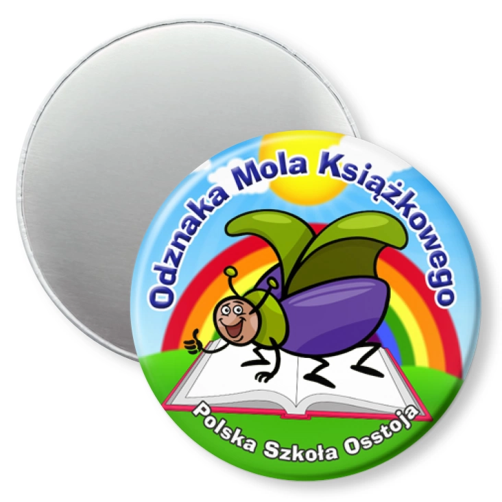 przypinka magnes Odznaka mola książkowego