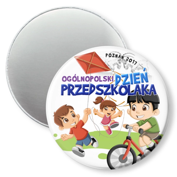 przypinka magnes Ogólnopolski Dzień Przedszkolaka 2017