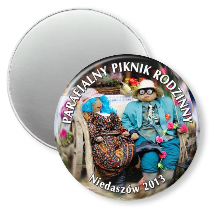 przypinka magnes Parafialny Piknik Rodzinny - Niedaszów 2013