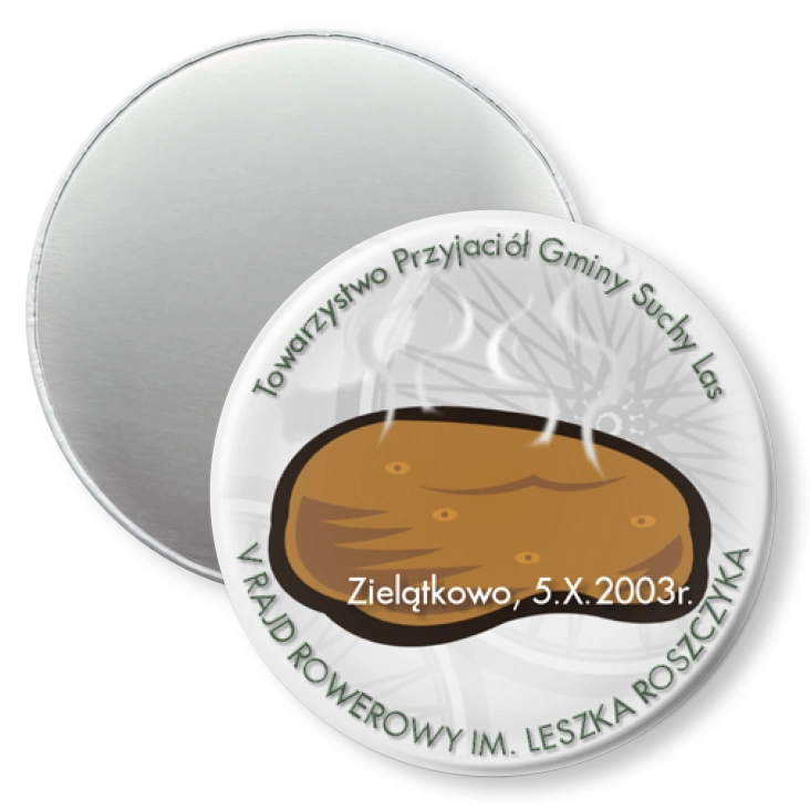 przypinka magnes Pieczona Pyra 2003