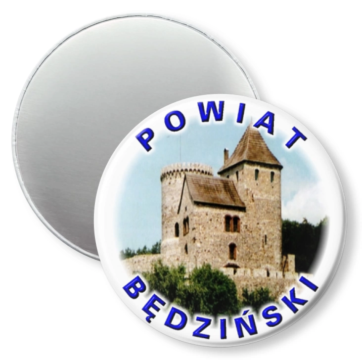 przypinka magnes Powiat Będziński