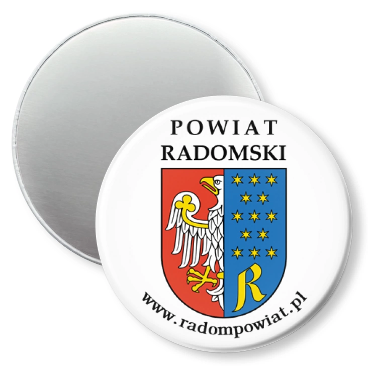 przypinka magnes Powiat Radomski
