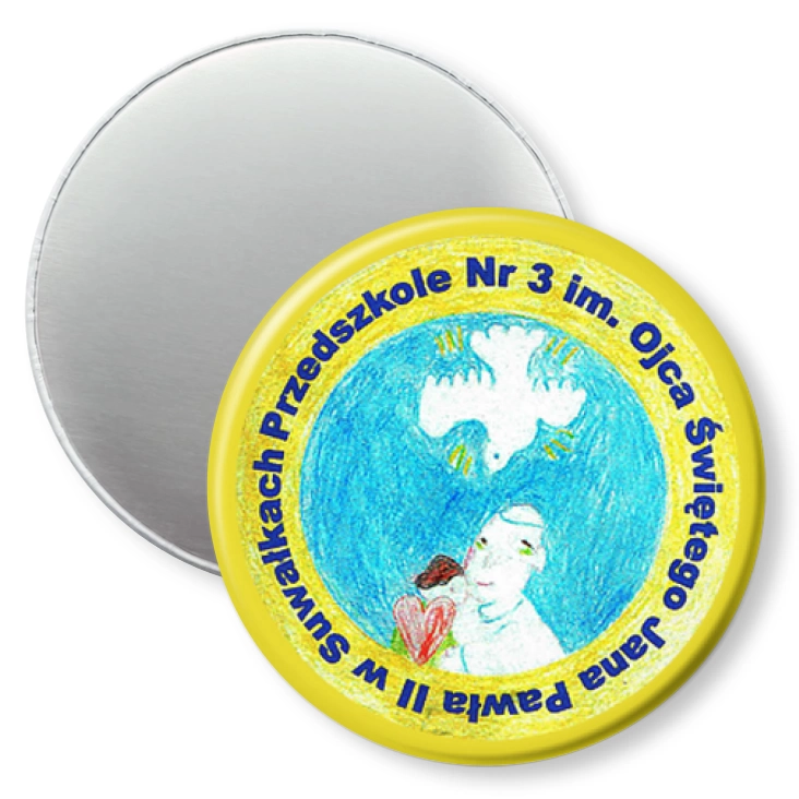 przypinka magnes Przedszkole nr 3 w Suwałkach