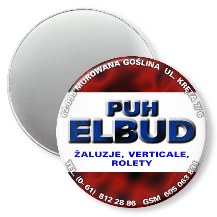 przypinka magnes PUH ELBUD