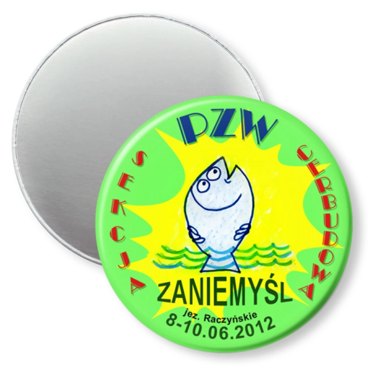 przypinka magnes PZW Sekcja Cerbudowa