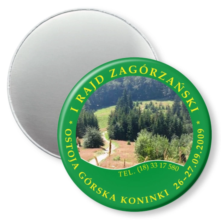 przypinka magnes Rajd Zagórzański