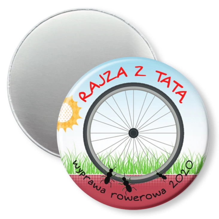 przypinka magnes Rajza z tatą