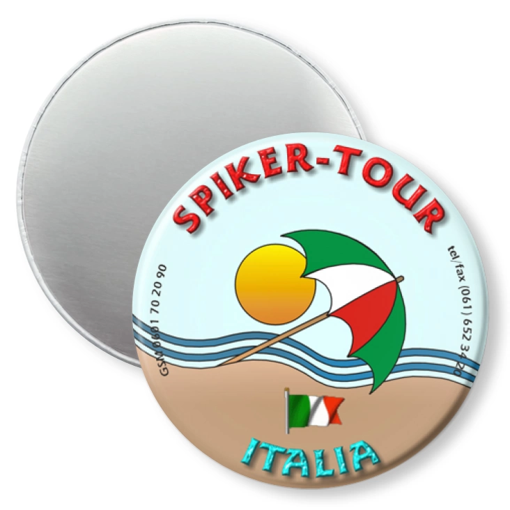 przypinka magnes Spiker-Tour Italia