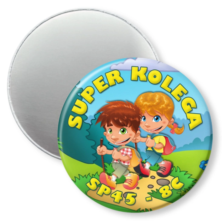 przypinka magnes Super Kolega SP45 8c