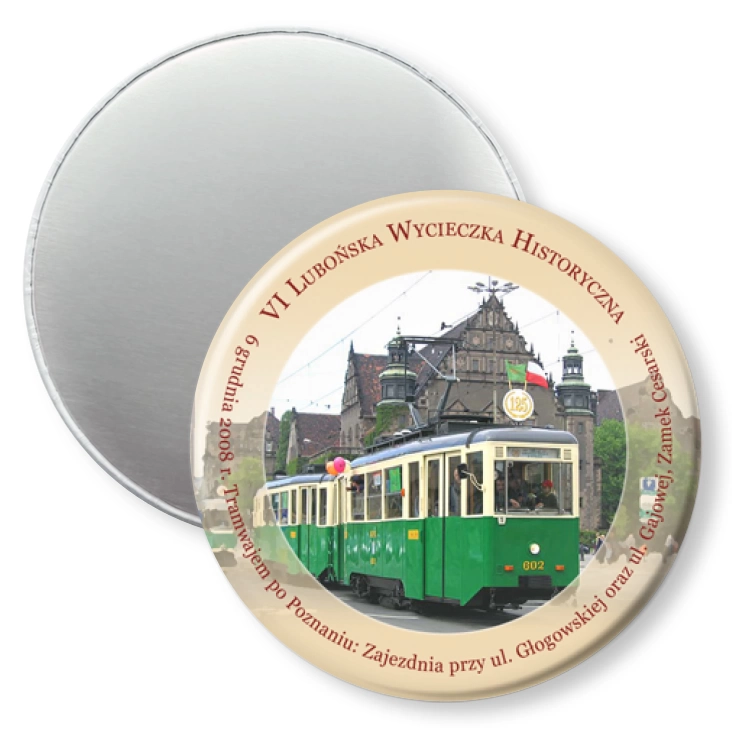 przypinka magnes VI Lubońska Wycieczka Historyczna