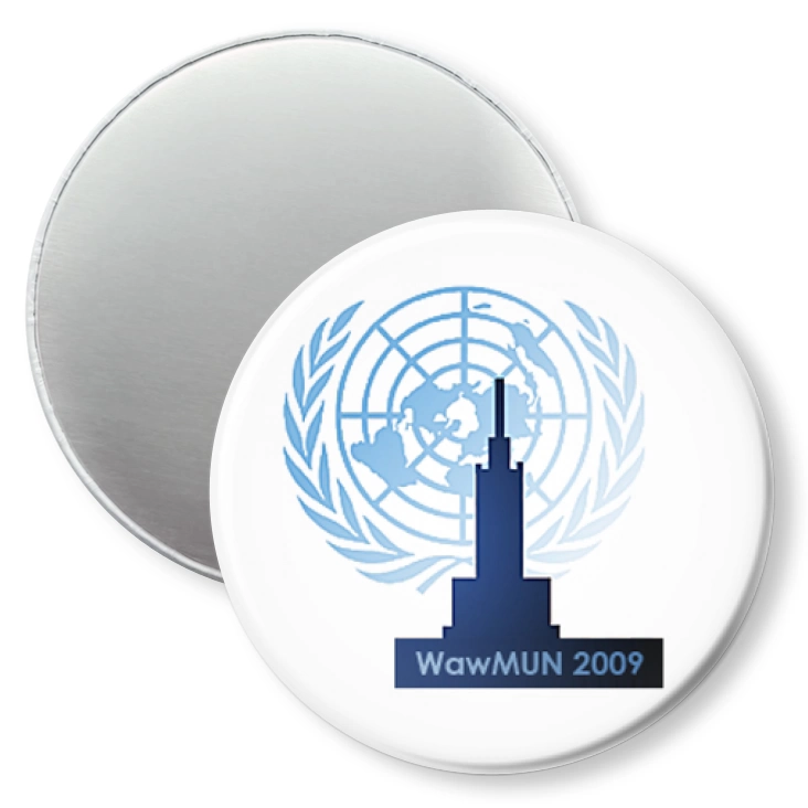 przypinka magnes Warsaw Model United Nations 2009