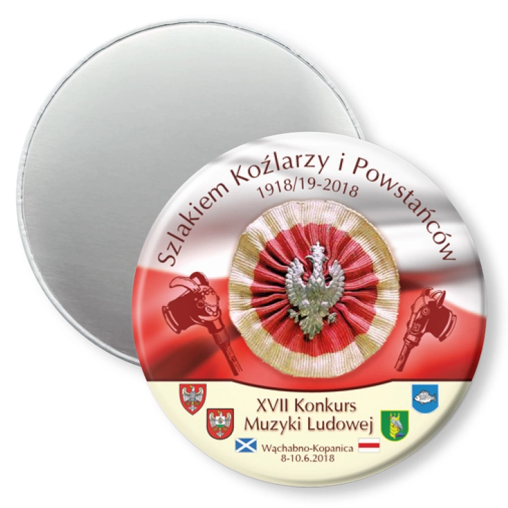 przypinka magnes XVII Konkurs Muzyki Ludowej