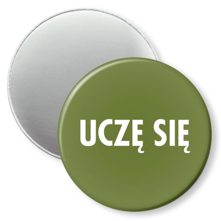przypinka magnes Zielona.