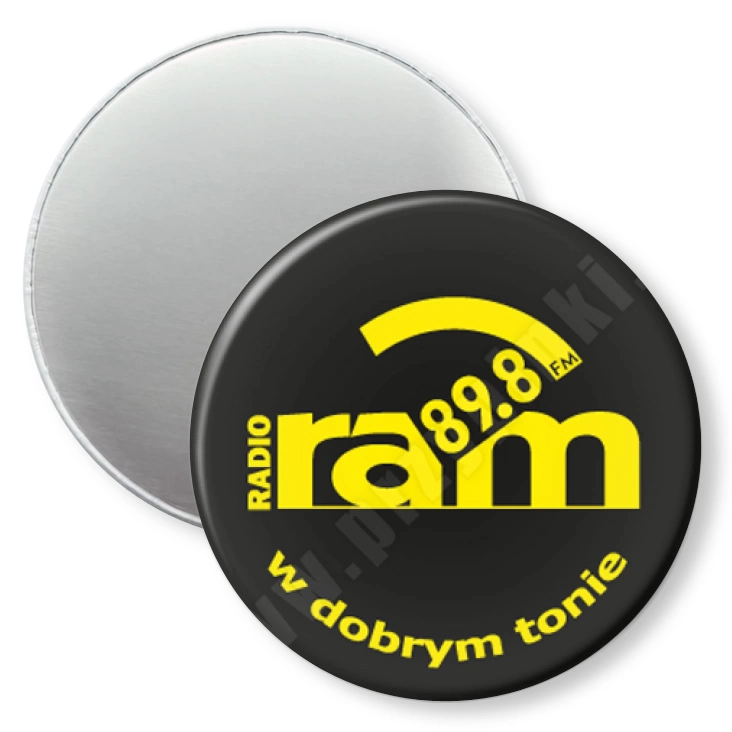 przypinka magnes Radio RAM