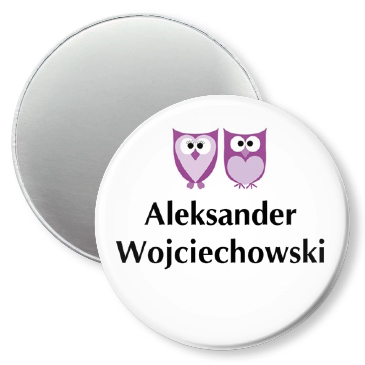 przypinka magnes Sowy